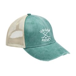 Jenison Hockey Heathered/Distressed Ollie Cap