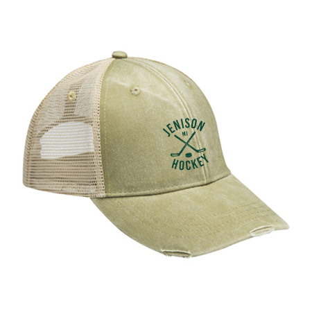 Jenison Hockey Heathered/Distressed Ollie Cap - Image 16