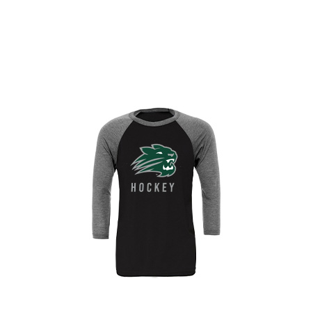 Jenison Hockey Unisex 3/4 Sleeve Baseball Tee - Image 31