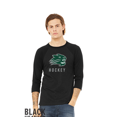 Jenison Hockey Unisex 3/4 Sleeve Baseball Tee - Image 19
