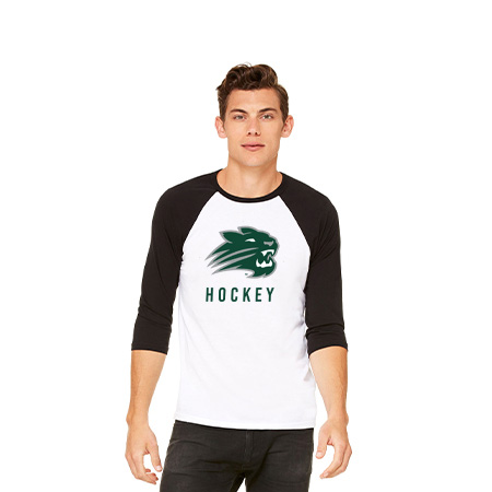 Jenison Hockey Unisex 3/4 Sleeve Baseball Tee - Image 40