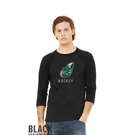 Jenison Hockey Unisex 3/4 Sleeve Baseball Tee - Image 12