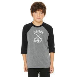 Jenison Hockey Youth Youth 3/4 Sleeve Baseball Tee