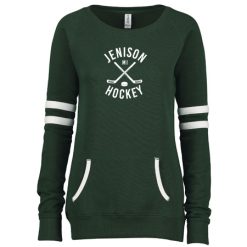 Alternative view of Jenison Hockey Ladies Varsity Fleece Crew Neck Pullover