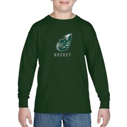 Alternative view of Jenison Hockey Youth Heavy Cotton™ Youth Long Sleeve T-Shirt