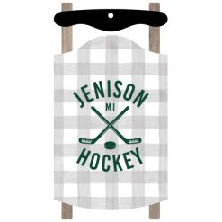 Alternative view of Jenison Hockey Sled Ornament