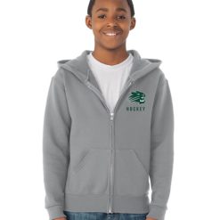 Alternative view of Jenison Hockey Youth Youth Full Zip Hoodie