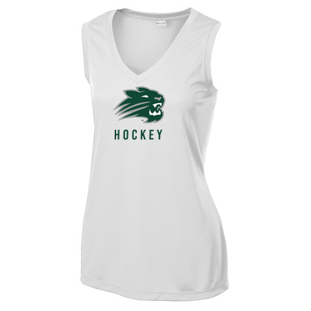 Jenison Hockey Ladies Ladies Sleeveless PosiCharge® Competitor™ V-Neck Tee - Image 6