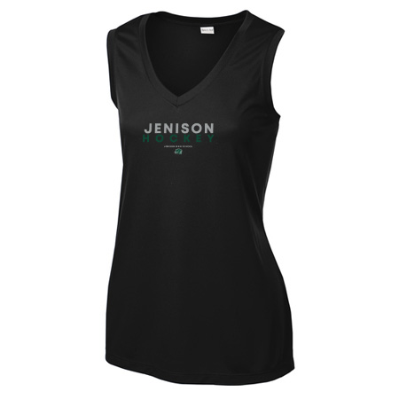 Jenison Hockey Ladies Ladies Sleeveless PosiCharge® Competitor™ V-Neck Tee - Image 9