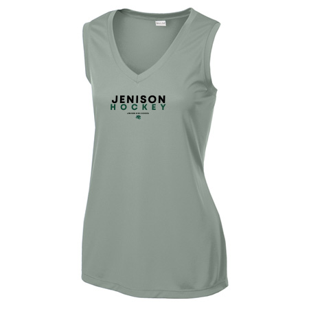 Jenison Hockey Ladies Ladies Sleeveless PosiCharge® Competitor™ V-Neck Tee - Image 7