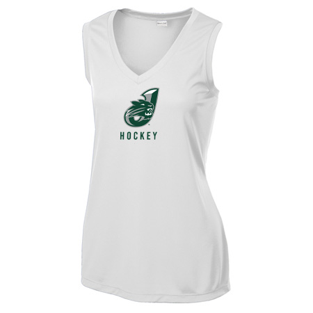 Jenison Hockey Ladies Ladies Sleeveless PosiCharge® Competitor™ V-Neck Tee - Image 2