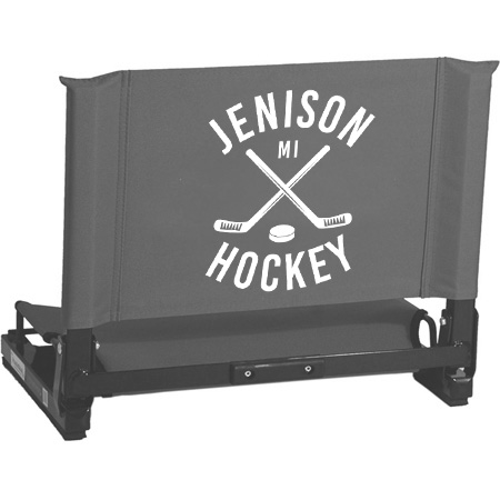 Jenison Hockey The Stadium Chair Standard Bleacher Chair - Image 7