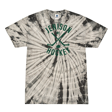 Jenison Hockey Spider Tie Dye T-Shirt - Image 5