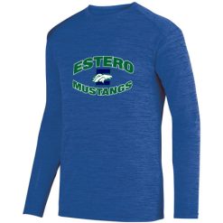 Estero Mustangs Adult SHADOW TONAL HEATHER LONG SLEEVE TEE