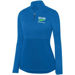 Estero Mustangs Ladies Shadow Tonal Heather ¼ Zip Pullover
