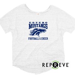 Alternative view of Estero Mustangs Ladies Triblend Flowy Tee