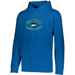 Alternative view of Estero Mustangs Youth YOUTH WICKING FLEECE HOODIE