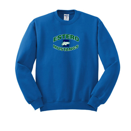 Estero Mustangs JERZEES® - NuBlend® Crewneck Sweatshirt - Image 4