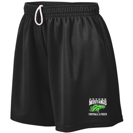 Estero Mustangs Ladies Ladies Wicking Mesh Shorts - Image 5