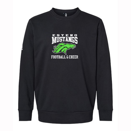 Estero Mustangs Adidas Fleece Crewneck Sweatshirt - Image 9