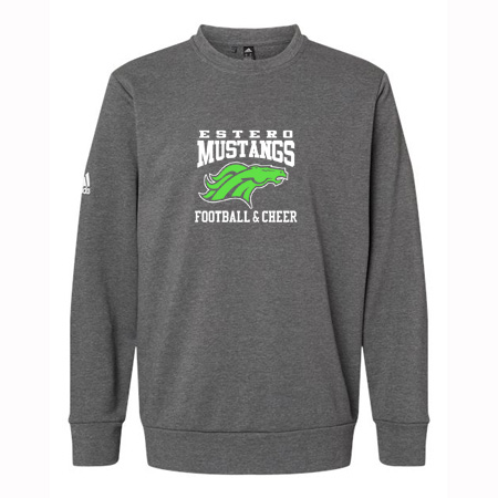 Estero Mustangs Adidas Fleece Crewneck Sweatshirt - Image 10