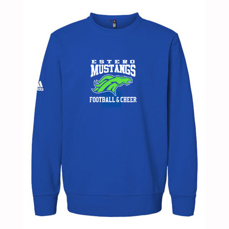 Estero Mustangs Adidas Fleece Crewneck Sweatshirt - Image 2