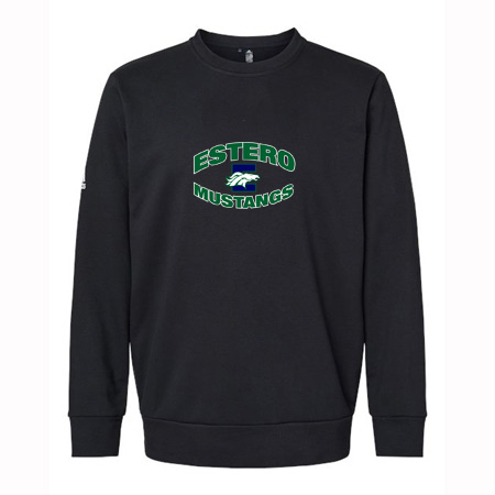 Estero Mustangs Adidas Fleece Crewneck Sweatshirt - Image 7