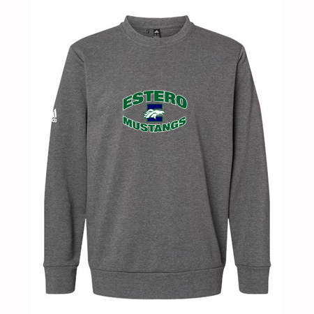 Estero Mustangs Adidas Fleece Crewneck Sweatshirt - Image 12