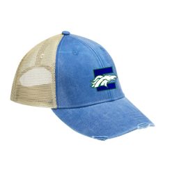 Alternative view of Estero Mustangs Heathered/Distressed Ollie Cap