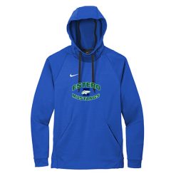 Alternative view of Estero Mustangs Adult Nike Therma-FIT Pullover Fleece Hoodie