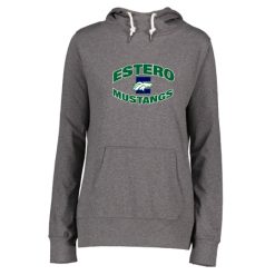 Alternative view of Estero Mustangs Ladies Ladies Light Funnel Neck Hoodie