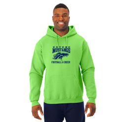 Alternative view of Estero Mustangs Adult NuBlend® Hooded Sweatshirt