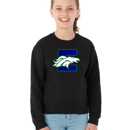 Estero Mustangs Youth Youth Crew Sweatshirt - Image 5