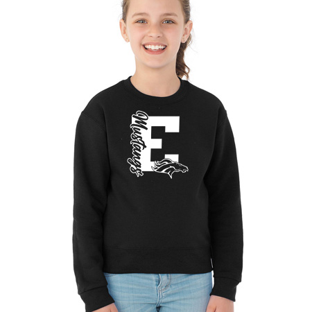 Estero Mustangs Youth Youth Crew Sweatshirt - Image 10
