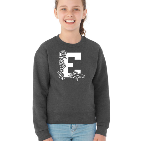 Estero Mustangs Youth Youth Crew Sweatshirt - Image 11