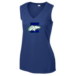 Estero Mustangs Ladies Ladies Sleeveless PosiCharge® Competitor™ V-Neck Tee