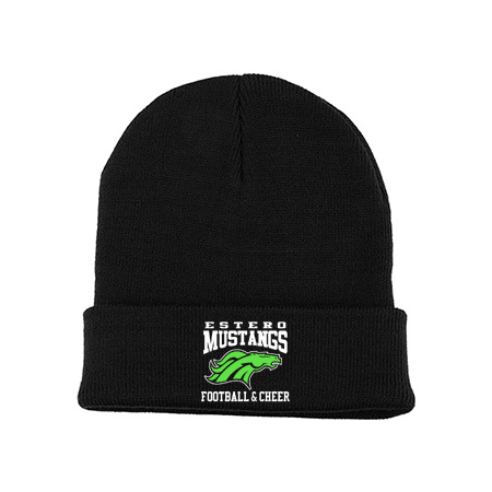 Estero Mustangs Acrylic Beanie with Cuff - Image 4