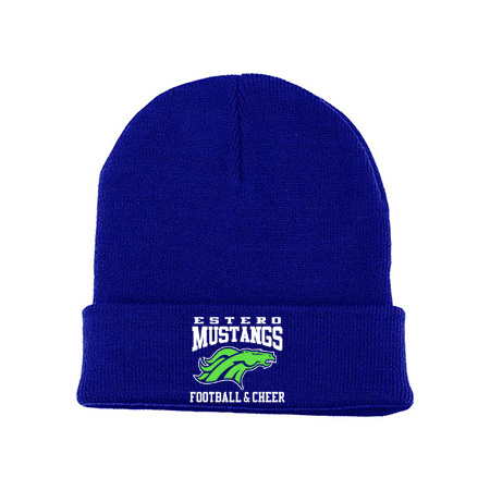 Estero Mustangs Acrylic Beanie with Cuff - Image 2