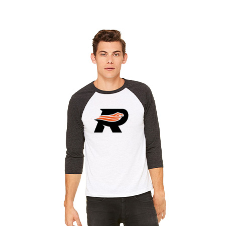 Rockford Riptide Unisex 3/4 Sleeve Baseball Tee - Image 26