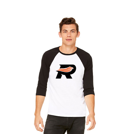 Rockford Riptide Unisex 3/4 Sleeve Baseball Tee - Image 27