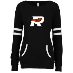 Rockford Riptide Ladies Varsity Fleece Crew Neck Pullover