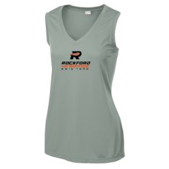 Alternative view of Rockford Riptide Ladies Ladies Sleeveless PosiCharge® Competitor™ V-Neck Tee