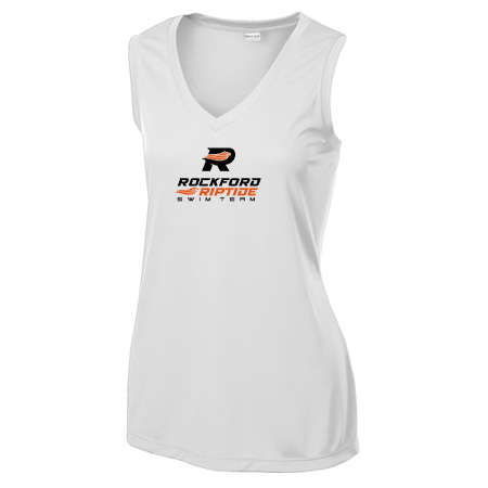 Rockford Riptide Ladies Ladies Sleeveless PosiCharge® Competitor™ V-Neck Tee - Image 9