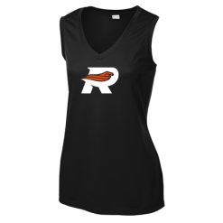 Rockford Riptide Ladies Ladies Sleeveless PosiCharge® Competitor™ V-Neck Tee