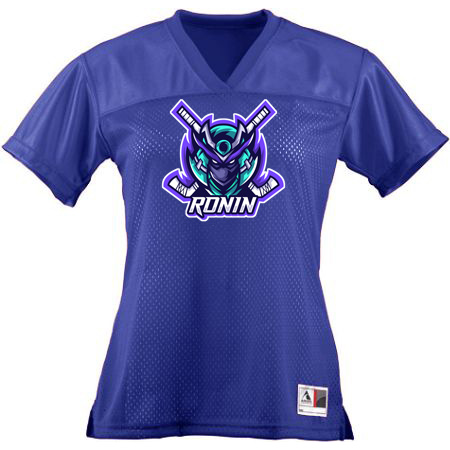 Ronin Hockey Ladies Junior Fit Replica Football Tee - Image 2
