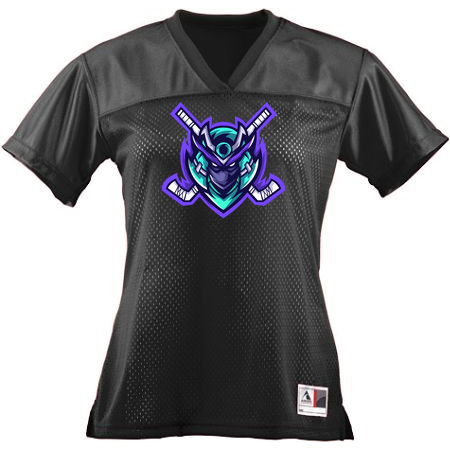 Ronin Hockey Ladies Junior Fit Replica Football Tee - Image 10