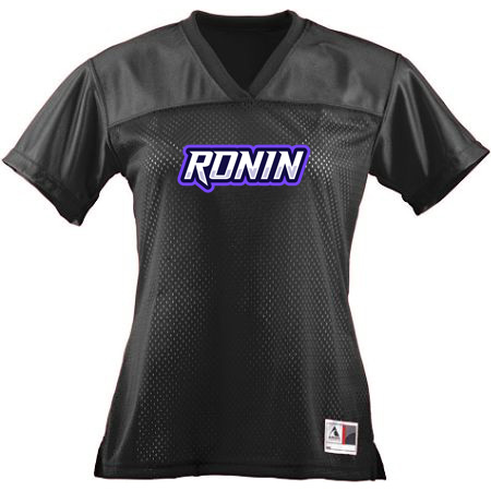 Ronin Hockey Ladies Junior Fit Replica Football Tee - Image 5