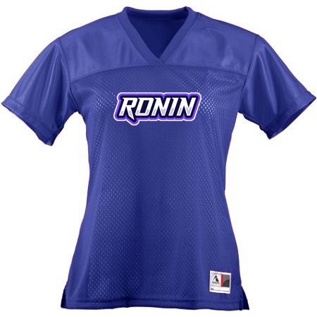 Ronin Hockey Ladies Junior Fit Replica Football Tee - Image 3
