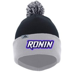 Ronin Hockey KNIT FOLD OVER POM-POM BEANIE