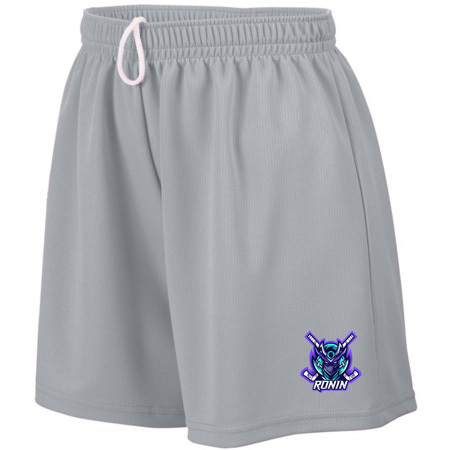 Ronin Hockey Ladies Ladies Wicking Mesh Shorts - Image 4